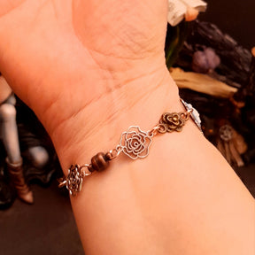 slave bracelet hand chain blue magnet clasp