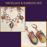 Jewelry SET - Rainbow Necklace and Earring Bundle - Save 20%