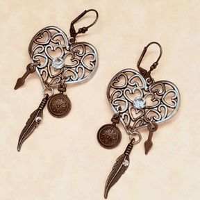 Chandelier Heart Earrings