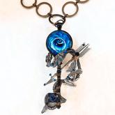 Dragon Arrow & Key Necklace