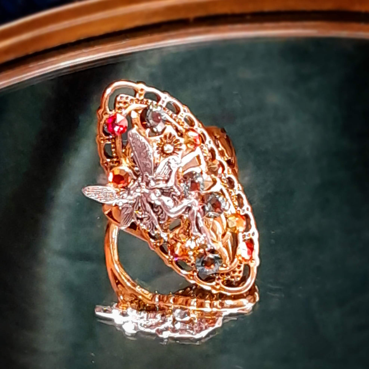 Fairy Fantasy Crystal Ring Size 10