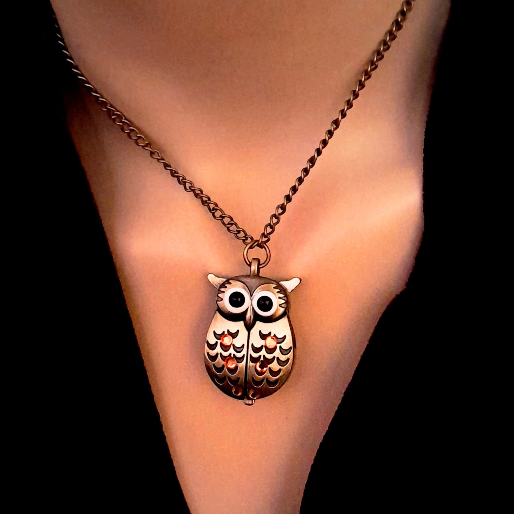 Owl Watch Fairy Necklace