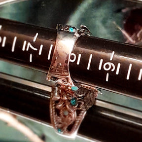 Dragonfly Fairy Turquoise Ring - Size 8