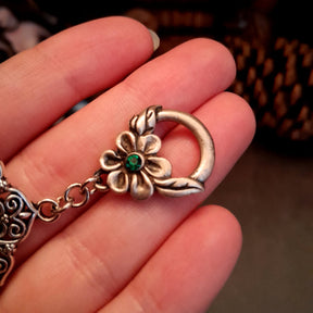 Turquoise Peacock Bracelet Boho Vintage Style colorful peacock eyes swarovski turquoise crystals flower clasp with crystal