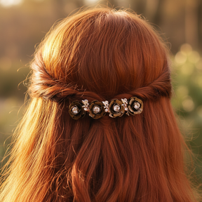 Redhead Woman with Small Hair Clip