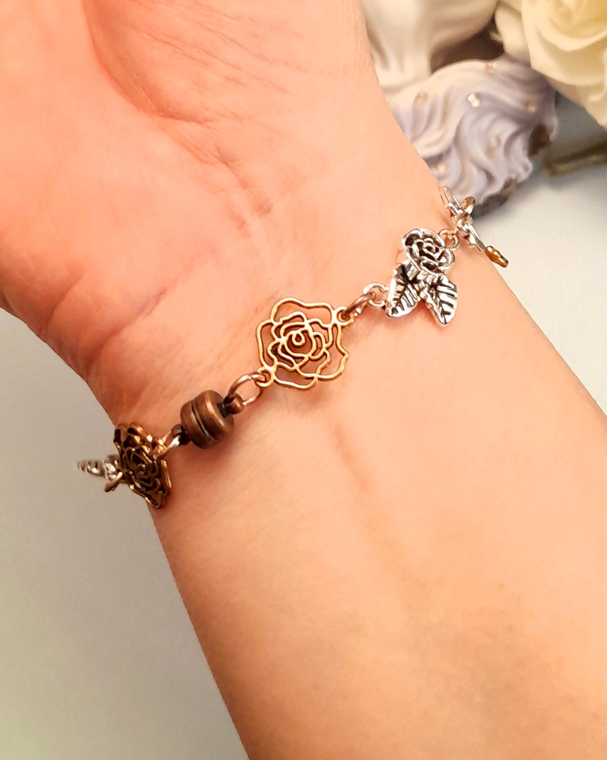 Gold Snake Fairy Fantasy Hand Chain