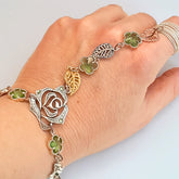 Hand Chain Green Flowers & Nature