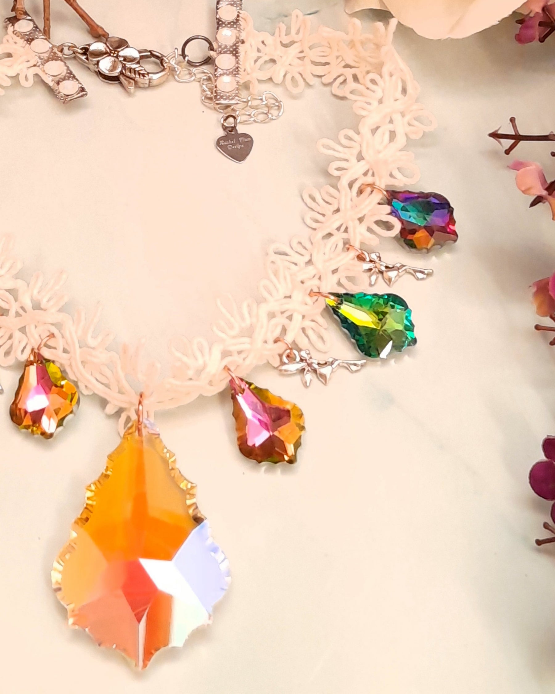 Statement Bridal Necklace | Crystal Fairy Wedding Necklace