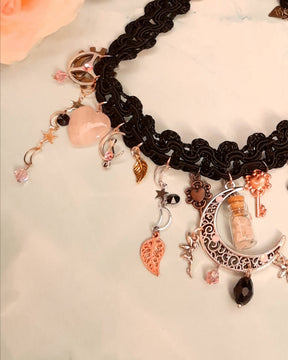 Dark Romantic Choker Necklace | Fantasy Bridal Jewelry