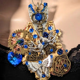 Blue Crystal Fantasy Necklace