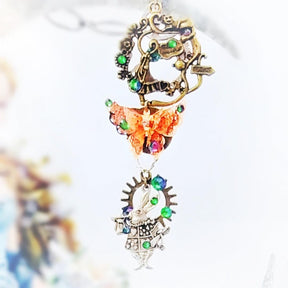 Fairytale Fantasy Rabbit Necklace - The Rabbit and the Timekeeper