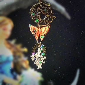 Fairytale Fantasy Rabbit Necklace - The Rabbit and the Timekeeper