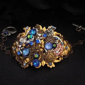 sapphire blue statement fantasy jewelry