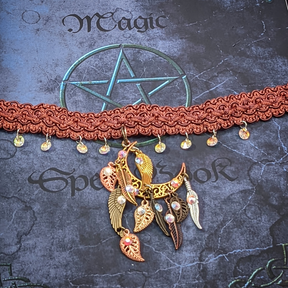 Victorian Style Choker Moon Necklace