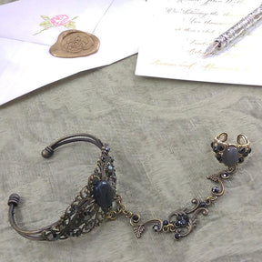 Renaissance Jewelry - Black Crystal Jewelry Set
