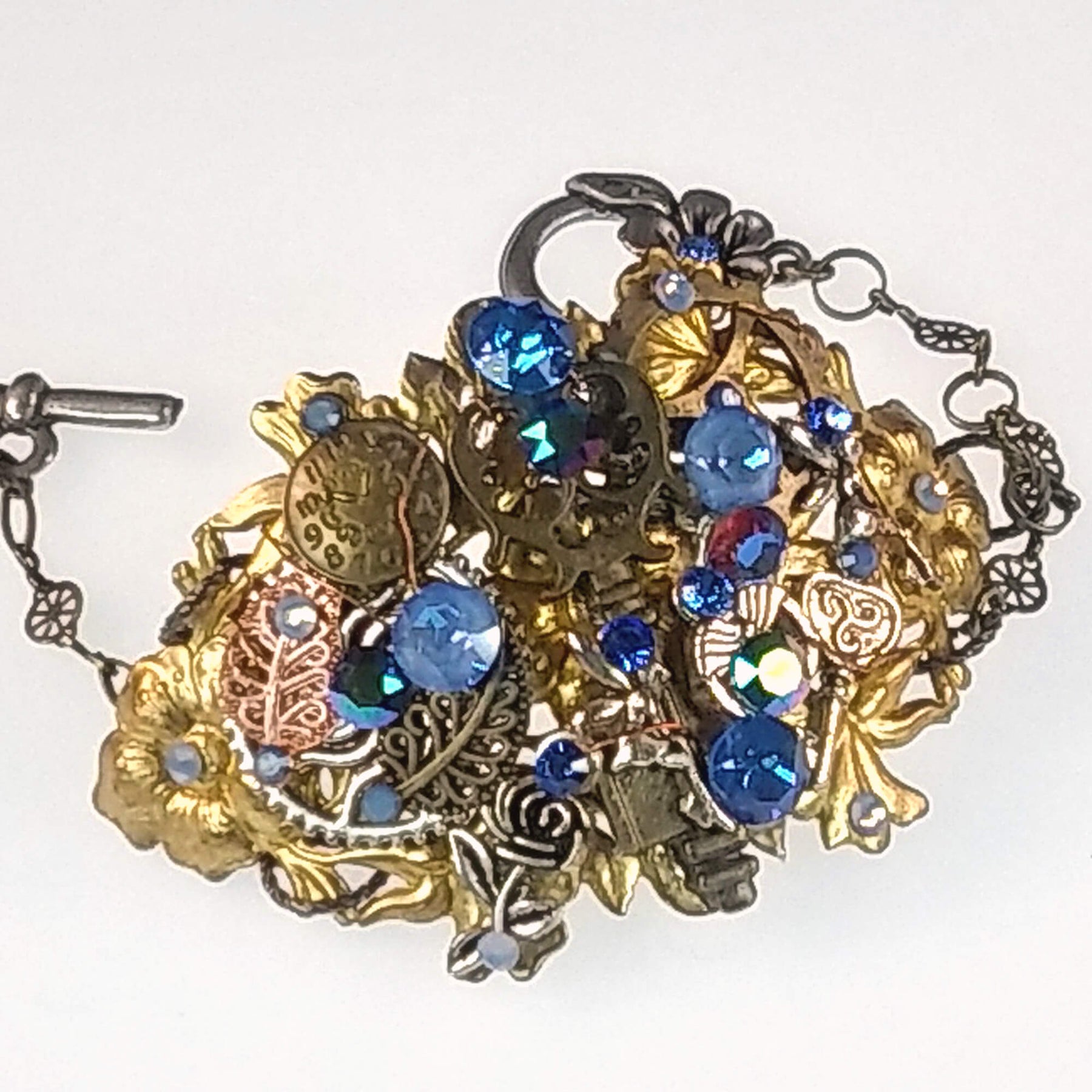 swarovski sapphire blue crystal bracelet