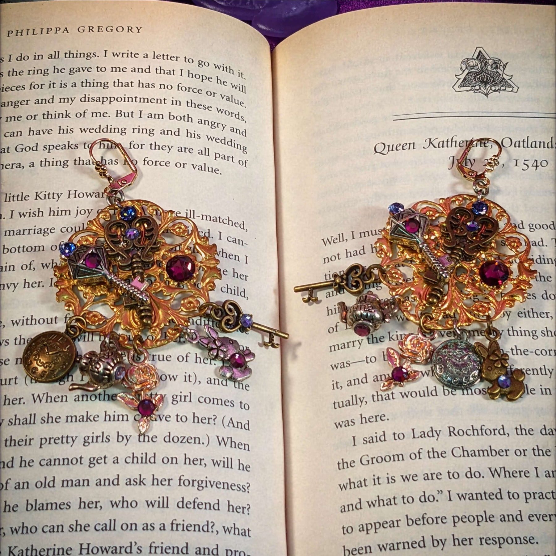chandelier steampunk fantasy earrings