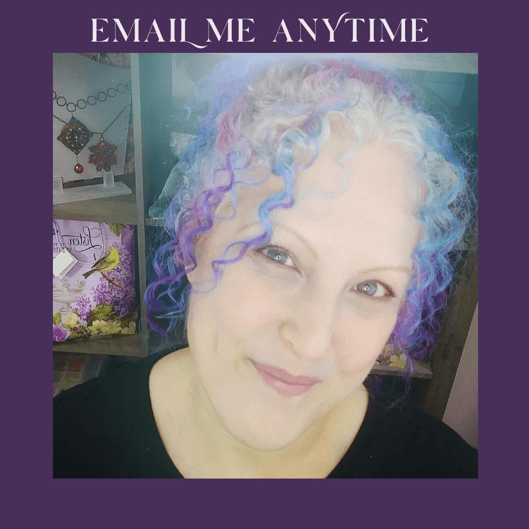 Fantasy Purple Dangle Earrings - Amethyst Tea Time