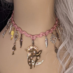 Fantasy Boho Necklace - Phoenix Rising